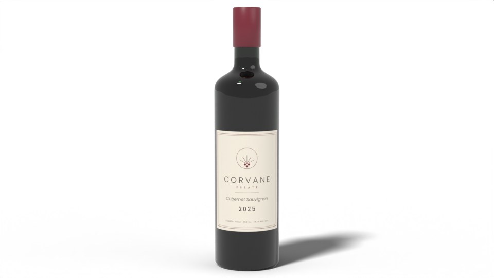 Cabernet in green glass