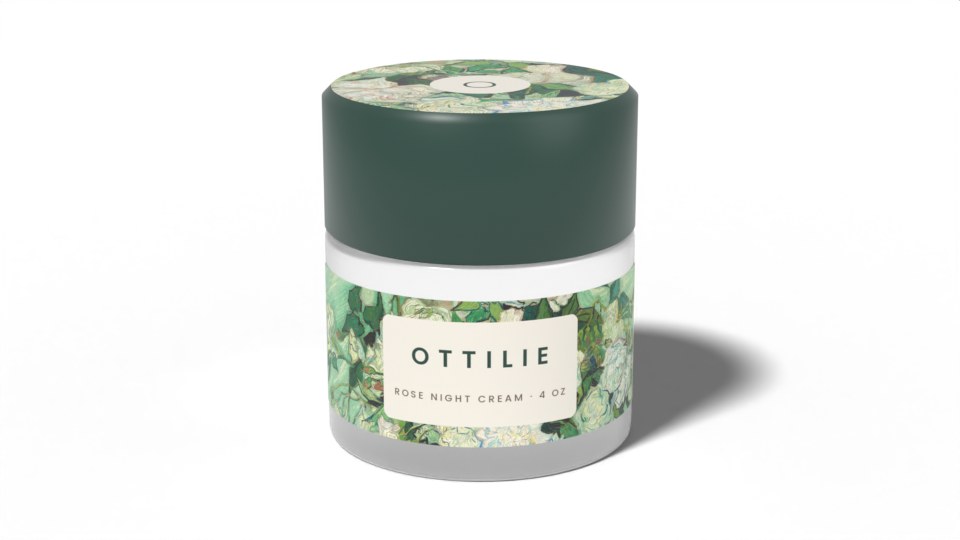 A rose night cream in Van Gogh's Roses